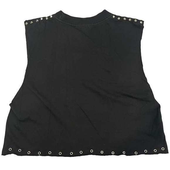 The Bulldog Amsterdam Graphic Cropped Muscle Tee - Picture 4 of 9